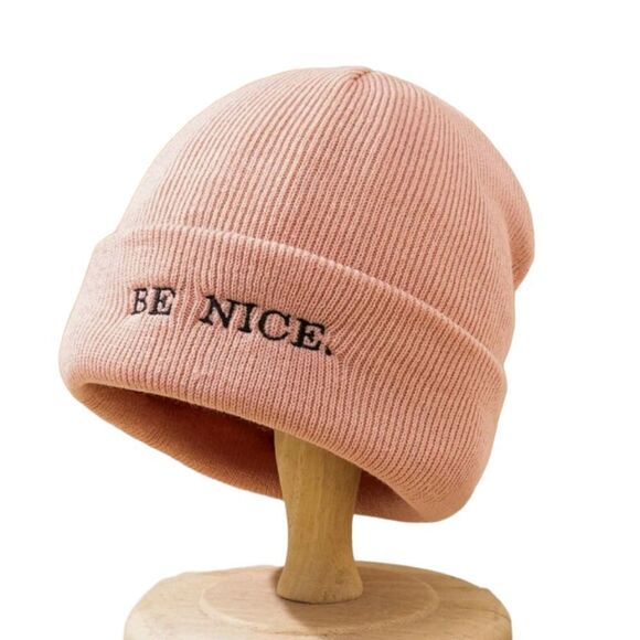 "Be Nice" Beanie  - Picture 5 of 8